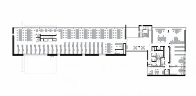 Informační centrum Přírodovědecké fakulty  - Půdorys 3NP