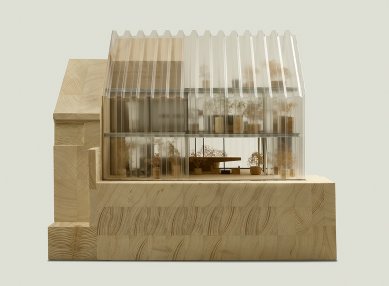 Dům - zahrada v Dolních Chabrech - Model - foto: Šépka architekti