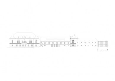 Renovation of Ravne Castle for the Dr. Franc Sušnik Central Carynthian Library - Severní pohled