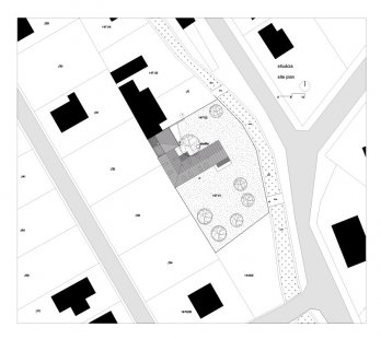 Rekonstrukce a dostavba domu, Plavecké Podhradie - Situace - foto: n/a