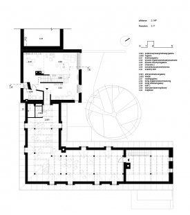 Rekonstrukce a dostavba domu, Plavecké Podhradie - Půdorys 2NP - foto: n/a