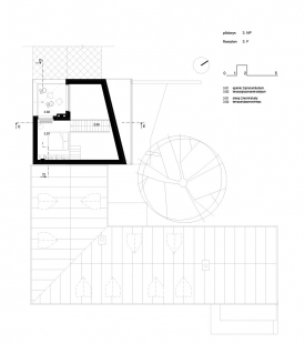 Rekonstrukce a dostavba domu, Plavecké Podhradie - Půdorys 3NP - foto: n/a
