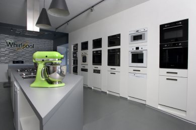 Showroom značky Whirlpool - foto: Pavel Novák