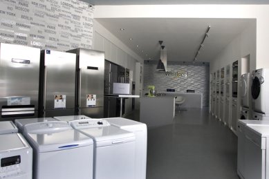 Showroom značky Whirlpool - foto: Pavel Novák