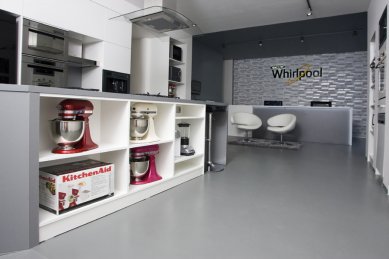 Showroom značky Whirlpool - foto: Pavel Novák