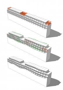 Nástavba bytového domu v Bratislavě - Schéma - foto: Martin Vojta