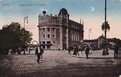 Palác Urania - Historická pohlednice - foto: archiv redakce