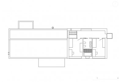 Rodinný dům V Lukách - Půdorys patra - foto: Atelier25
