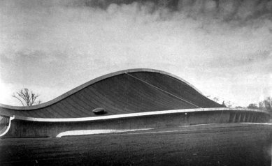 David S. Ingalls Hockey Park - foto: Eero Saarinen / Courtesy Yale University Manuscripts