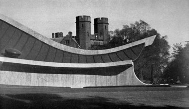 David S. Ingalls Hockey Park - foto: Eero Saarinen / Courtesy Yale University Manuscripts