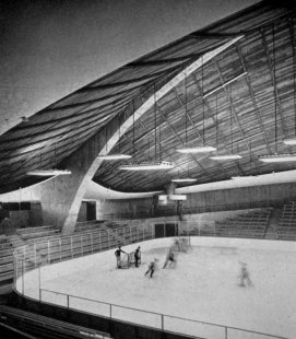 David S. Ingalls Hockey Park - foto: Eero Saarinen / Courtesy Yale University Manuscripts