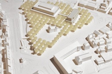 Městská hala Reutlingen - Soutěžní model - foto: Max Dudler Architekt