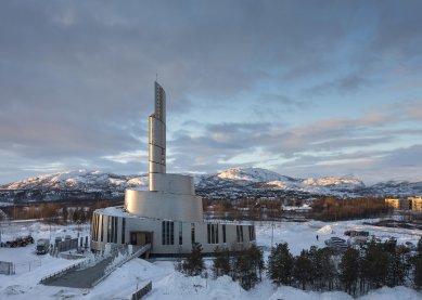 Cathedral of the Northern Lights in Alta, Norway
