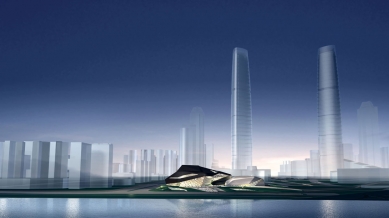 Guangzhou Opera House - Vizualizace - foto: Zaha Hadid Architects