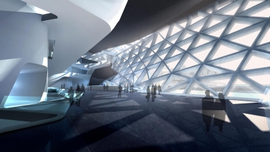 Guangzhou Opera House - Vizualizace - foto: Zaha Hadid Architects