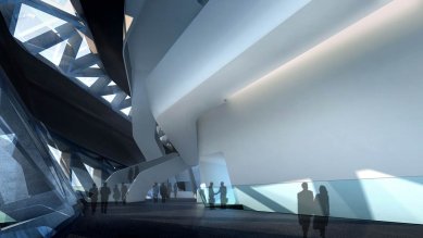 Guangzhou Opera House - Vizualizace - foto: Zaha Hadid Architects