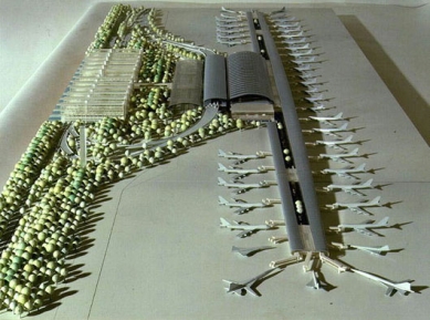 KIX - Kansai International Airport - Model - foto: © RPBW, 1994