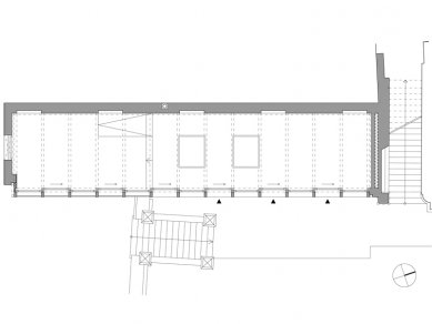 Výukový pavilon v Chuchli - Půdorys přízemí - foto: plán B 