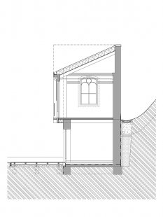 Výukový pavilon v Chuchli - Příčný řez - foto: plán B 