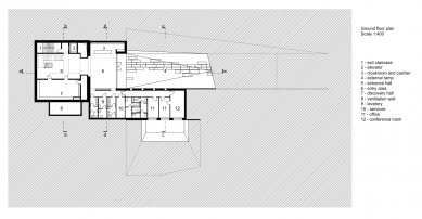 Volcano Visitor Center - Ground floor - foto: Foldes Architects