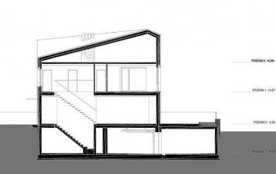 Řadové rodinné domy MikMak - Řez - foto: Fabryka Projektowa ArC2