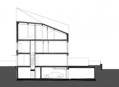 Řadové rodinné domy MikMak - Řez - foto: Fabryka Projektowa ArC2