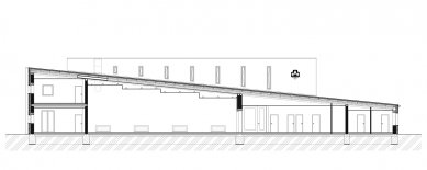 Skautské centrum „VINICE“ v Pardubicích - Řez