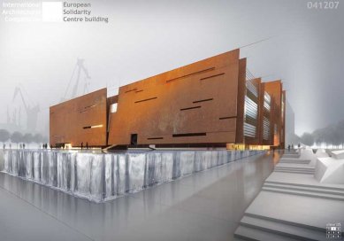 Evropské centrum Solidarity - Soutěžní projekt - foto: Fort Architekci