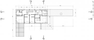 Rodinný dům Praha-Klánovice - Půdorys 2.np - foto: Atelier A11