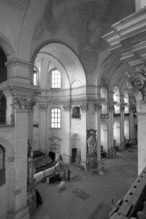Rekonstrukce kostela Nalezení svatého Kříže v Litomyšli - Původní stav - foto: Archiv autorů