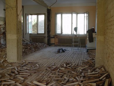 Byt u Grébovky - Začátek rekonstrukce
