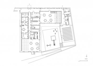 Rozšíření mateřské školky v Klecanech - Půdorys - foto: atelier25