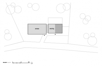 Vícegenerační dům v Eichgrabenu - Situace / Site plan