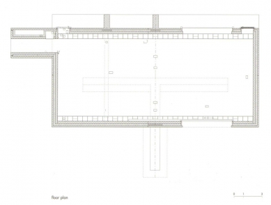 Přednáškový sál Plantahof - Půdorys přízemí - foto: Valerio Olgiati