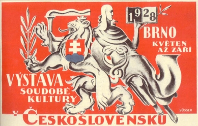 Brněnské výstaviště - Plakát pro výstavu soudobé kultury 1928 - Plakát pro výstavu soudobé kultury 1928