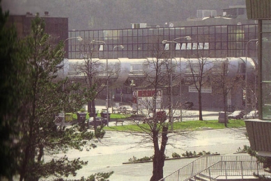 Brněnské výstaviště - Spojení pavilonů paserely, 1994 - 2000 - Spojení pavilonů paserely, 1994 - 2000