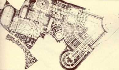 Brněnské výstaviště - Vítězný návrh urbanistického konceptu z roku 1928 - Vítězný návrh urbanistického konceptu z roku 1928