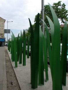 Městská plastika Grashopper - foto: Petr Šmídek, 2005