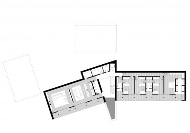 Dům v Rožnově pod Radhoštěm - Půdorys 1PP