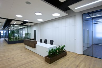 Interiér kanceláří společnosti KOVOSVIT MAS - foto: Iveta Kopicová