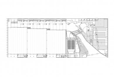 Mezinárodní kongresové centrum v Katovicích - Půdorys patra - foto: JEMS  Architekci