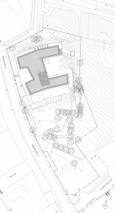 Residential House for Disabled - situace / site plan