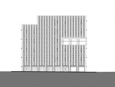 Kulturní centrum Rozet  - Západní pohled - foto: Neutelings Riedijk Architects 
