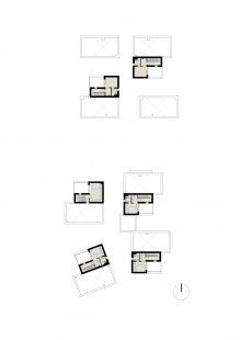 Rezidenční projekt Origami - Půdorys 3.np - foto: Qarta Architektura