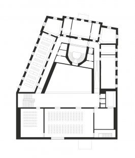 Dostavba Zemského muzea - Level 1 - foto: Cukrowicz Nachbaur Architekten