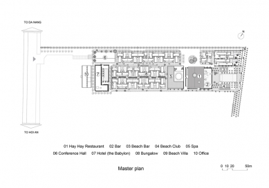 Naman Retreat Resort - urbanismus / master plan