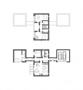Rodinný dům Klánovice - Půdorysy - foto: ADR