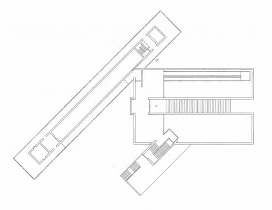 Langen Foundation  - Půdorys přízemí - foto: Tadao Ando & Associates 