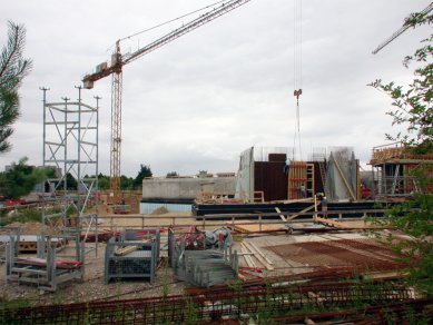 Langen Foundation  - Z průběhu realizace - foto: Petr Šmídek, 2003