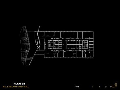 Přednášková budova Billa a Melindy Gatesových  - Plan 02 - foto: Morphosis Architects